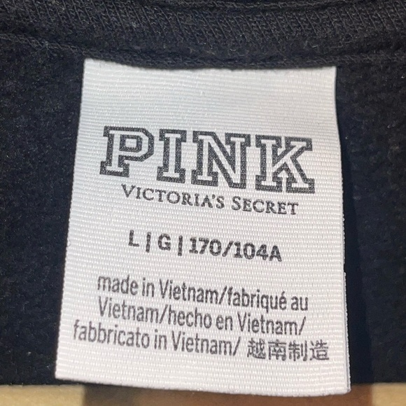 PINK Cropped Cowl Neck Oversize Sweatshirt - Picture 5 of 9